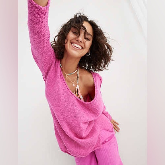 aerie Sweaters - Aerie | Oversized Voop Sweater | XS | Pink